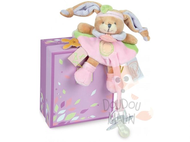  lila lapin support tétine parme violet rose vert 